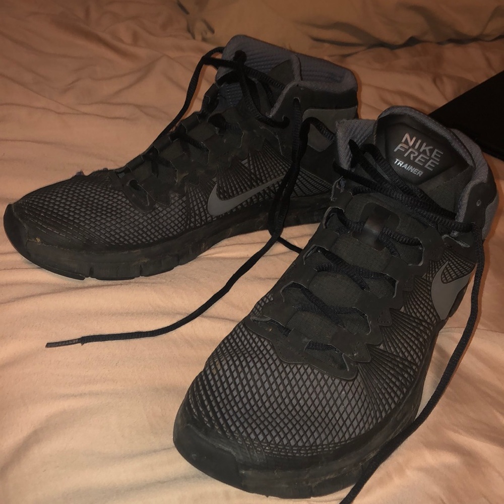 Nike Free Trainers. Black. Lots of life left